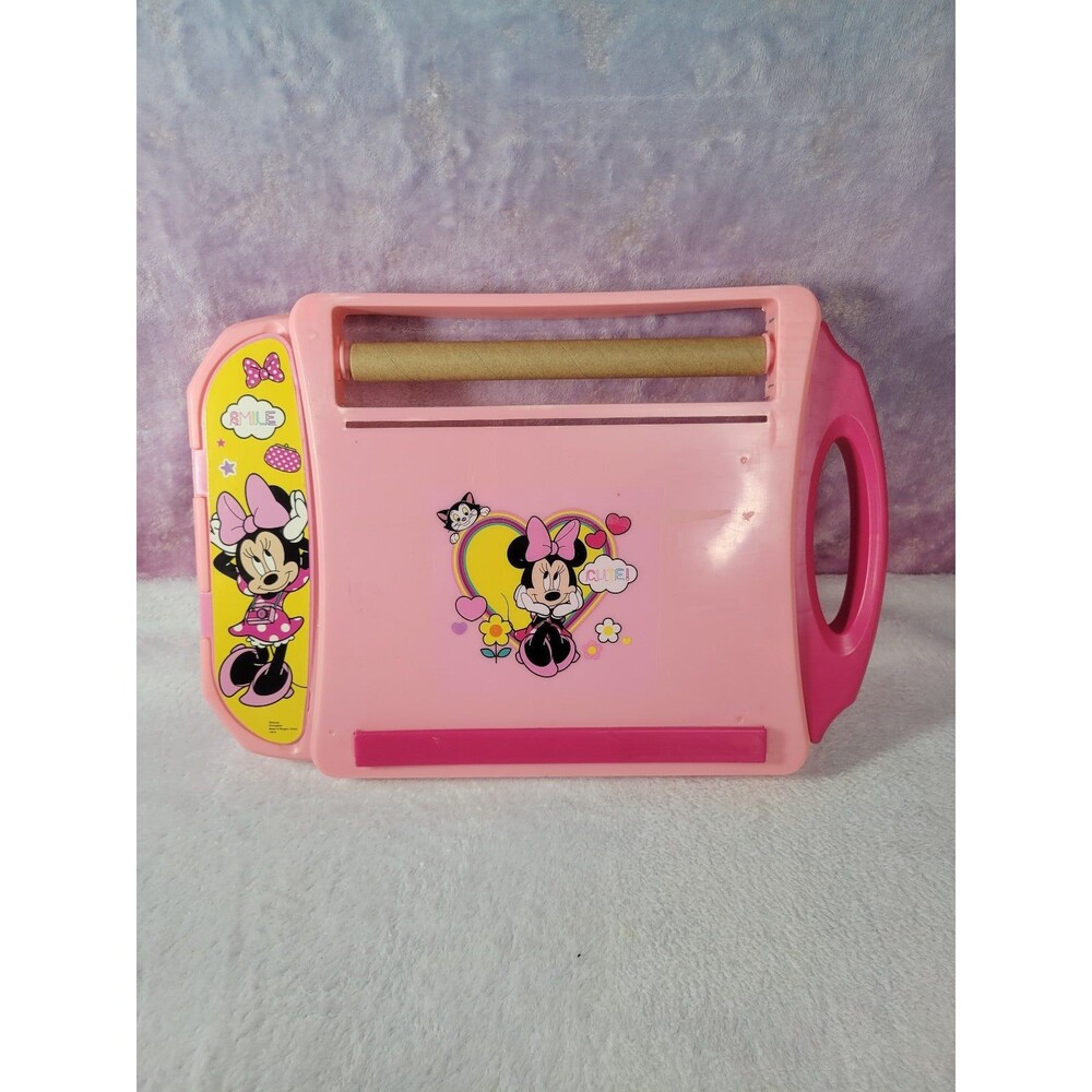 Disney Minnie Mouse Portable Rolling Paper Art Design Desk Coloring
